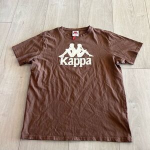 KAPPA MEN SHORT SLEEVE T-SHIRT - BROWN size L